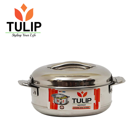 Tulip Aroma Steel Casserole / Hotpot / Hotcase with Lid - 20 Ltr